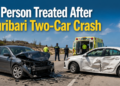 One Person Treated After Jaburibari Two-Car Crash
