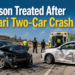 One Person Treated After Jaburibari Two-Car Crash