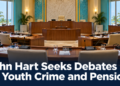 Aruba parliamentary chamber representing debates requested by John Hart