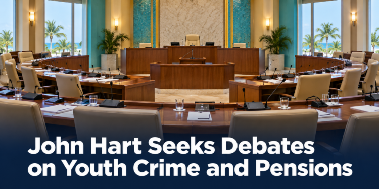 Aruba parliamentary chamber representing debates requested by John Hart