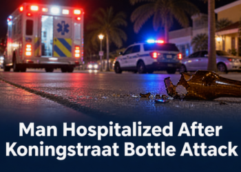 Man Hospitalized After Koningstraat Bottle Attack