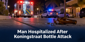 Man Hospitalized After Koningstraat Bottle Attack