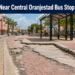 Road Damage Near Central Oranjestad Bus Stop Raises Concern