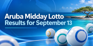 Aruba Midday Lotto Results for September 13