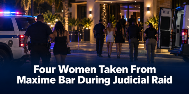Four Women Taken From Maxime Bar During Judicial Raid