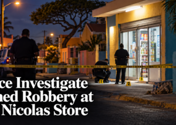 Police Investigate Armed Robbery at San Nicolas Store