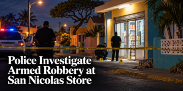 Police Investigate Armed Robbery at San Nicolas Store