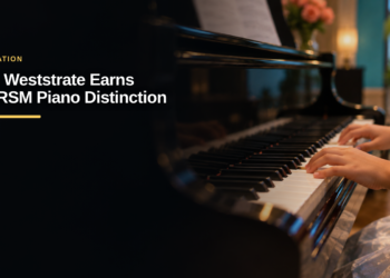 Mia Weststrate Earns ABRSM Piano Distinction