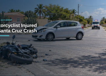 Motorcyclist Injured in Santa Cruz Crash