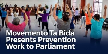 Community exercise and health prevention session in Aruba
