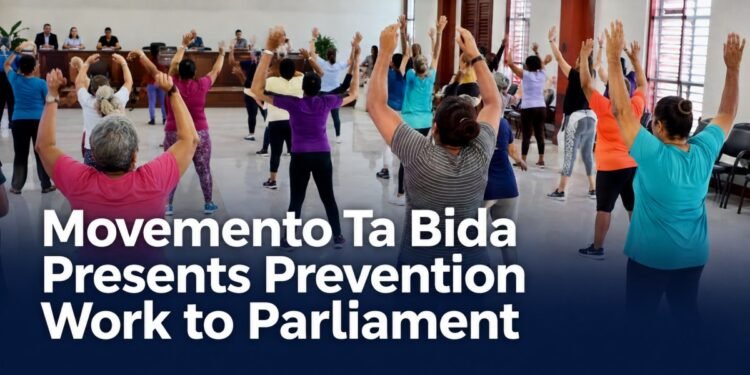 Community exercise and health prevention session in Aruba
