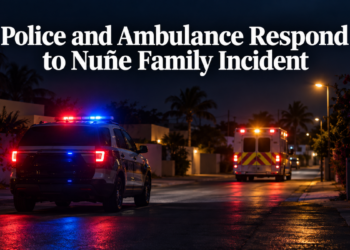Police and Ambulance Respond to Nuñe Family Incident