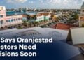 Downtown Oranjestad buildings and investment planning documents
