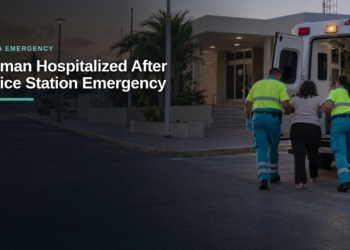 Woman Hospitalized After Police Station Emergency