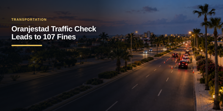 Oranjestad Traffic Check Leads to 107 Fines Oranjestad Traffic Check Leads to 107 Fines