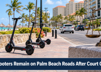 E-Scooters Remain on Palm Beach Roads After Court Order