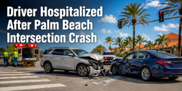 Driver Hospitalized After Palm Beach Intersection Crash Driver Hospitalized After Palm Beach Intersection Crash