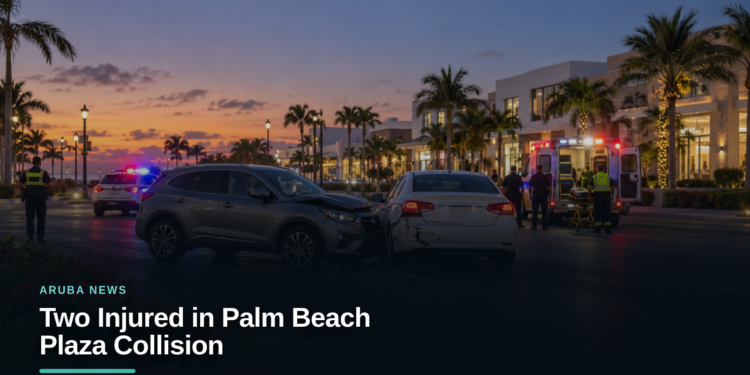 Two Injured in Palm Beach Plaza Collision Two Injured in Palm Beach Plaza Collision