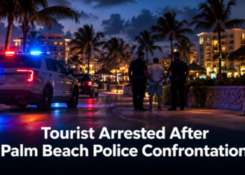 Tourist Arrested After Palm Beach Police Confrontation