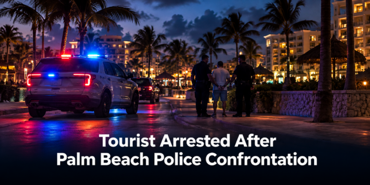 Tourist Arrested After Palm Beach Police Confrontation