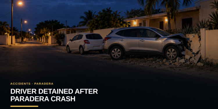 Driver Detained After Paradera Crash