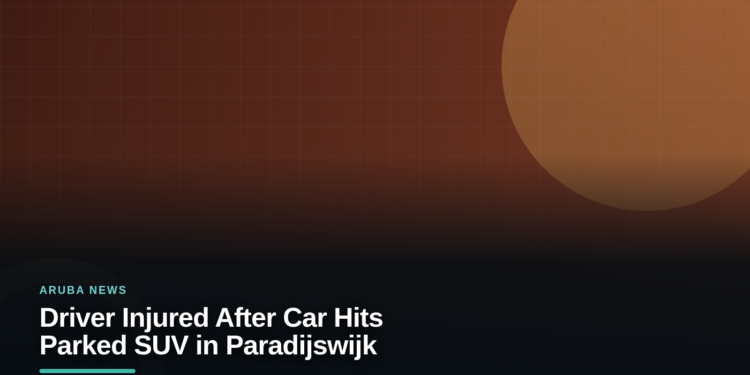 Driver Injured After Car Hits Parked SUV in Paradijswijk Driver Injured After Car Hits Parked SUV in Paradijswijk