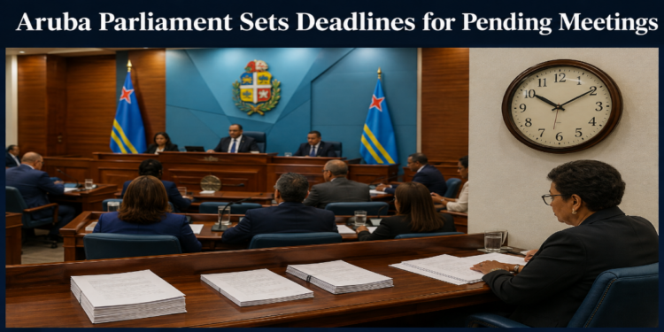 Aruba Parliament Sets Deadlines for Pending Meetings Aruba Parliament Sets Deadlines for Pending Meetings
