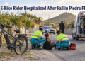 E-Bike Rider Hospitalized After Fall in Piedra Plat