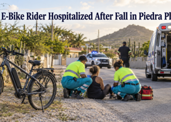 E-Bike Rider Hospitalized After Fall in Piedra Plat
