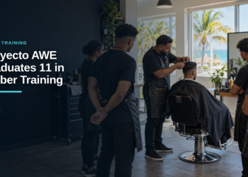 Proyecto AWE Graduates 11 in Barber Training