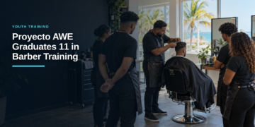 Proyecto AWE Graduates 11 in Barber Training