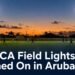 New RCA Field Lights Switched On in Aruba New RCA field lights illuminating a football pitch in Aruba