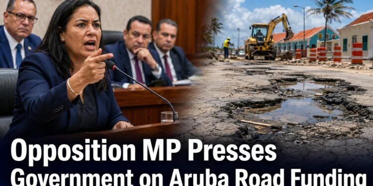 Opposition MP Presses Government on Aruba Road Funding