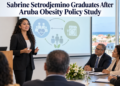 Sabrine Setrodjemino Graduates After Aruba Obesity Policy Study