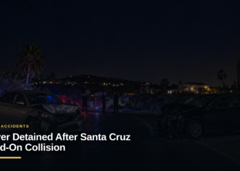 Driver Detained After Santa Cruz Head-On Collision