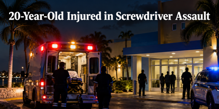 20-Year-Old Injured in Screwdriver Assault 20-Year-Old Injured in Screwdriver Assault