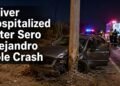 Driver Hospitalized After Sero Alejandro Pole Crash Driver Hospitalized After Sero Alejandro Pole Crash