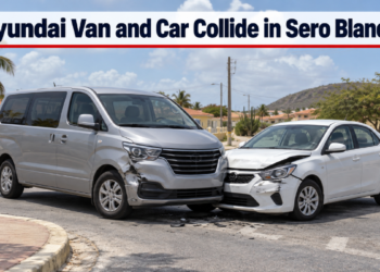 Hyundai Van and Car Collide in Sero Blanco