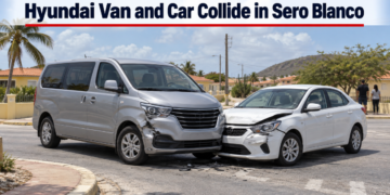 Hyundai Van and Car Collide in Sero Blanco