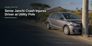 Seroe Janchi Crash Injures Driver at Utility Pole
