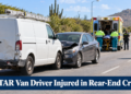 SETAR Van Driver Injured in Rear-End Crash