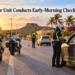 Motor Unit Conducts Early-Morning Checks in Shaba