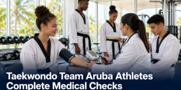 Taekwondo Team Aruba Athletes Complete Medical Checks