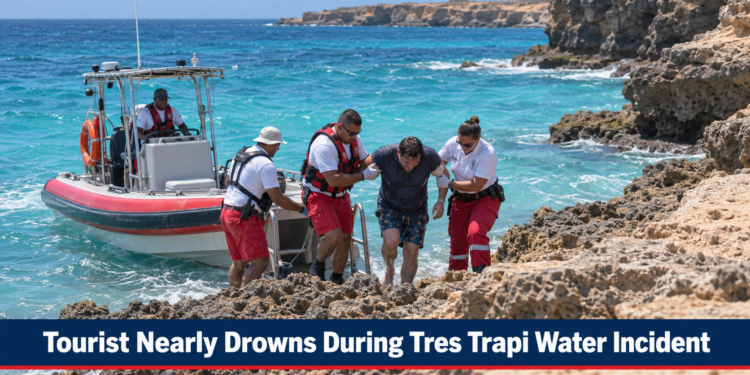 Tourist Nearly Drowns During Tres Trapi Water Incident Tourist Nearly Drowns During Tres Trapi Water Incident