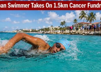 Aruban Swimmer Takes On 1.5km Cancer Fundraiser