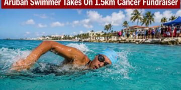 Aruban Swimmer Takes On 1.5km Cancer Fundraiser