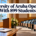University of Aruba Opens Year With 899 Students