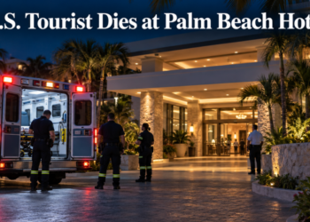 U.S. Tourist Dies at Palm Beach Hotel