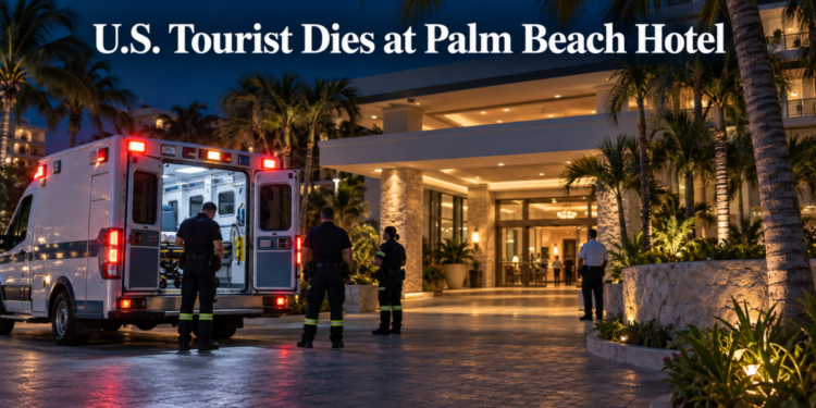 U.S. Tourist Dies at Palm Beach Hotel