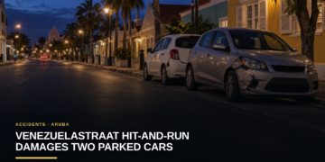 Venezuelastraat Hit-and-Run Damages Two Parked Cars